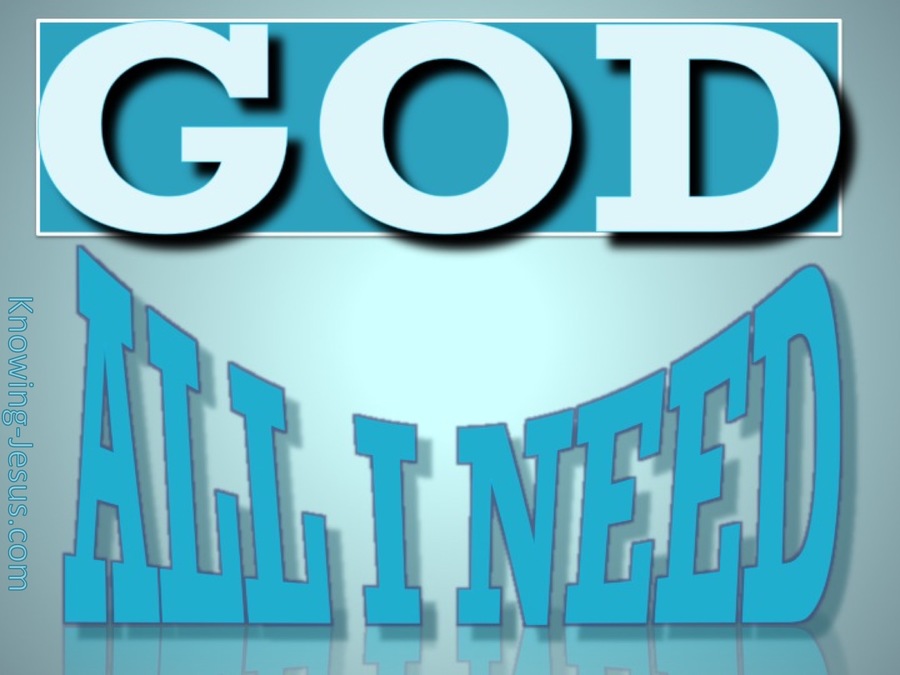 GOD - All I Need (aqua)